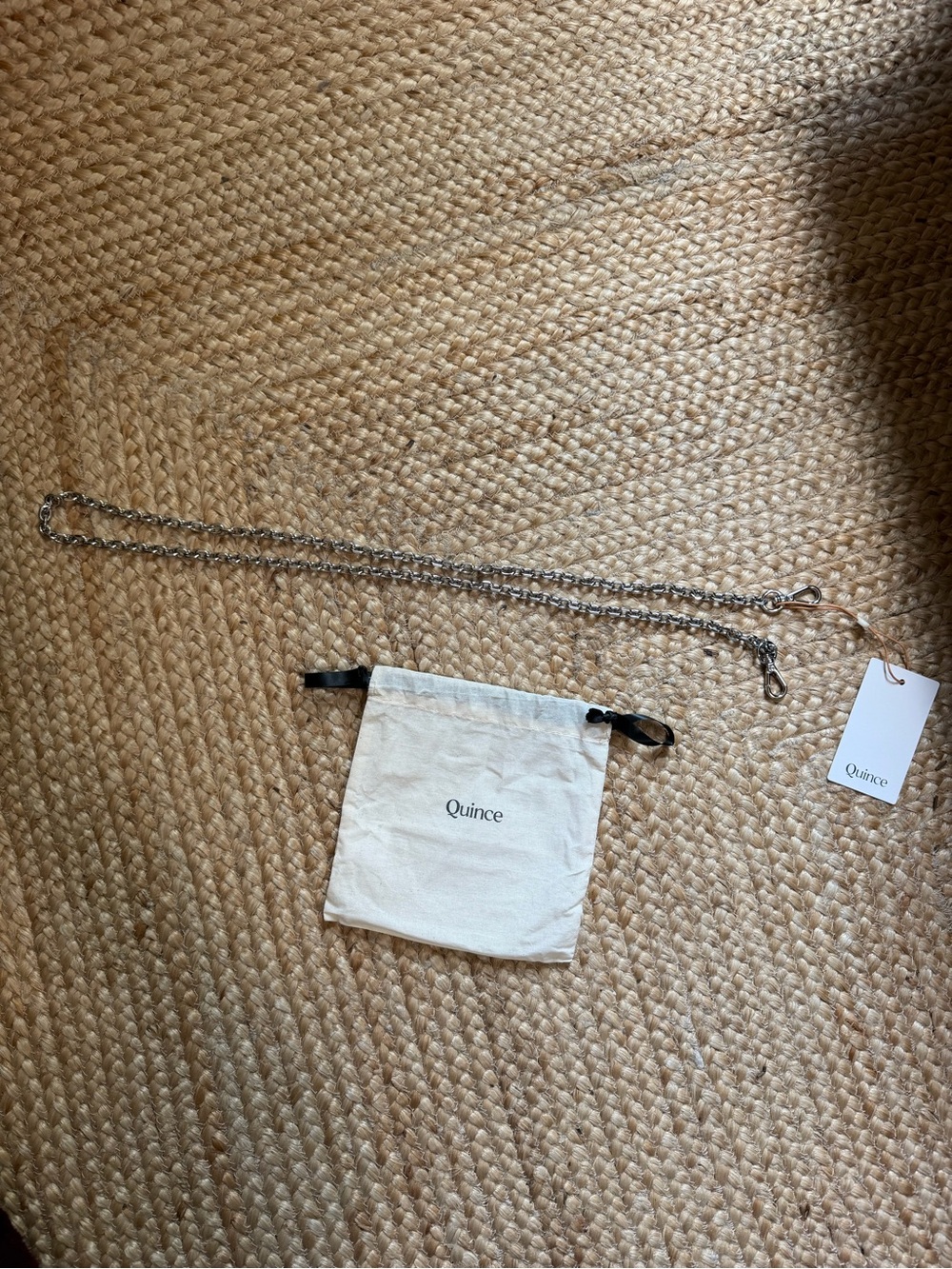 Quince Silver Chain Crossbody Strap - Picture 5 of 7